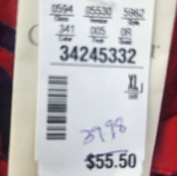 New With Tags Vintage Christopher Banks Women's Decorative Shirt, JACKET Shacket - Picture 9 of 14